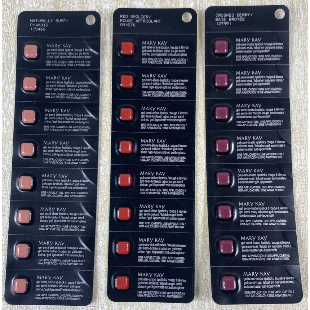 126 Mary Kay® Supreme Hydrating Lipstick Sample Packs 16 Different Shades New - Picture 7 of 7